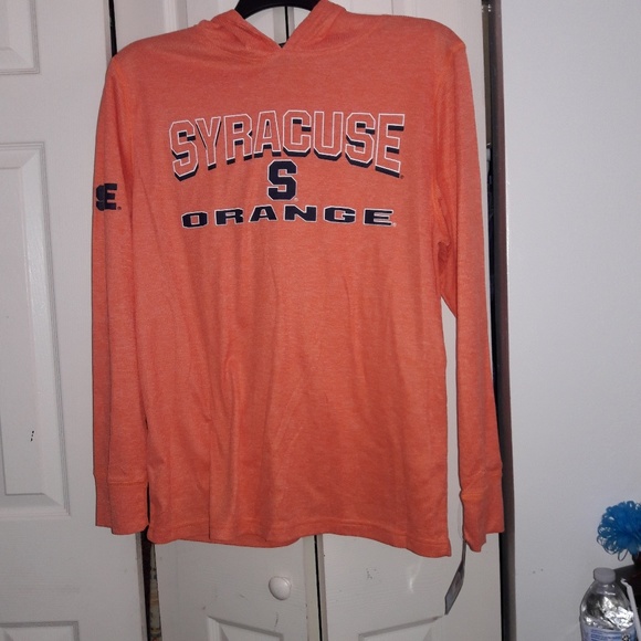 Men's Syracuse Orange Thermal Hooded Tee Large - Picture 2 of 8